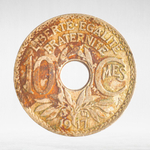 France, 10 Centimes 1917, F