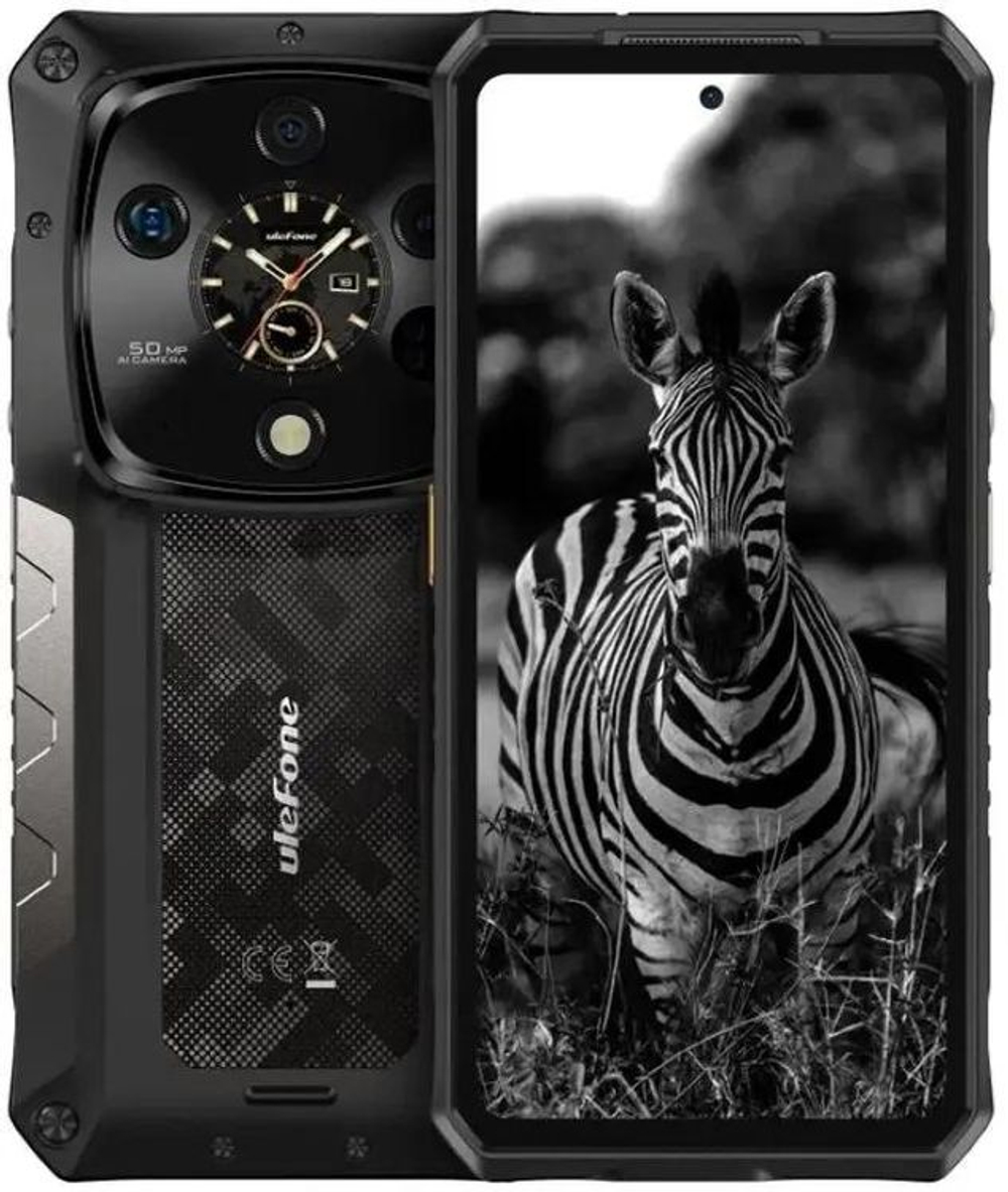 6.67" Смартфон ULEFONE Armor 28 Ultra 16/1Tb,  NFC,  AMOLED,  120Гц,  10600мAч,  черный