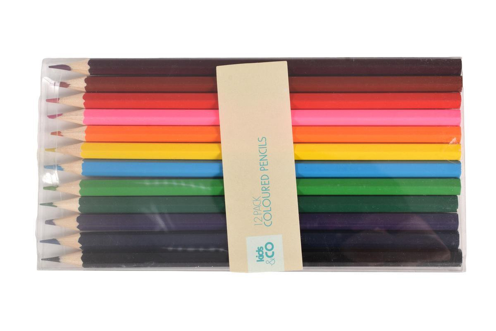 Набор канцелярский: блокнот 60 листов, линия, текстовыделители 5 шт, цветные карандаши