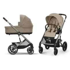Детская коляска Cybex Balios S Lux TPE 2 в 1 Almond Beige
