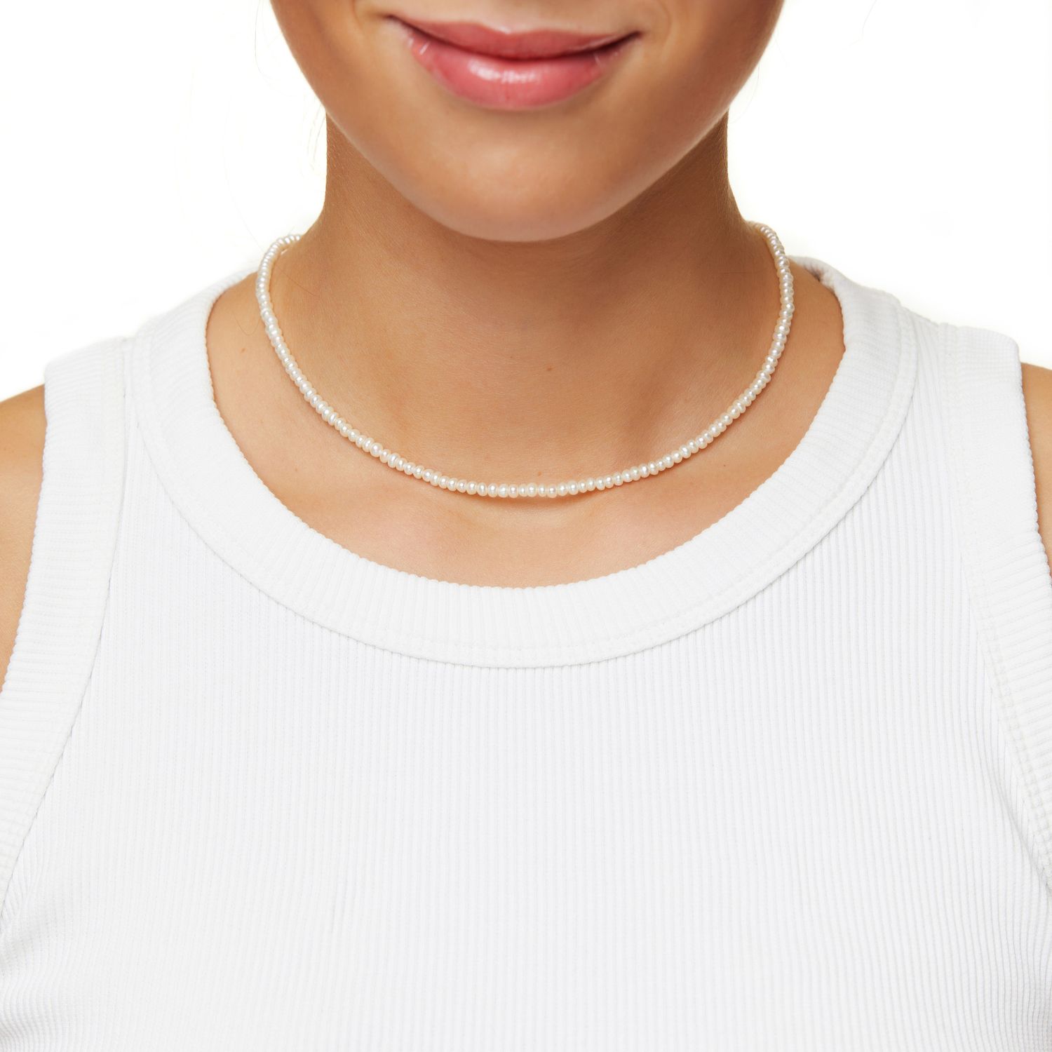 Колье Tiny Simple Pearl Necklace