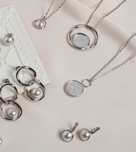 Колье Fiore Luna MOP B2103NM-N10.2 BW/S