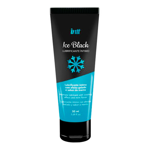 Лубрикант на водной основе с ледяным эффектом INTT Ice Black 50мл