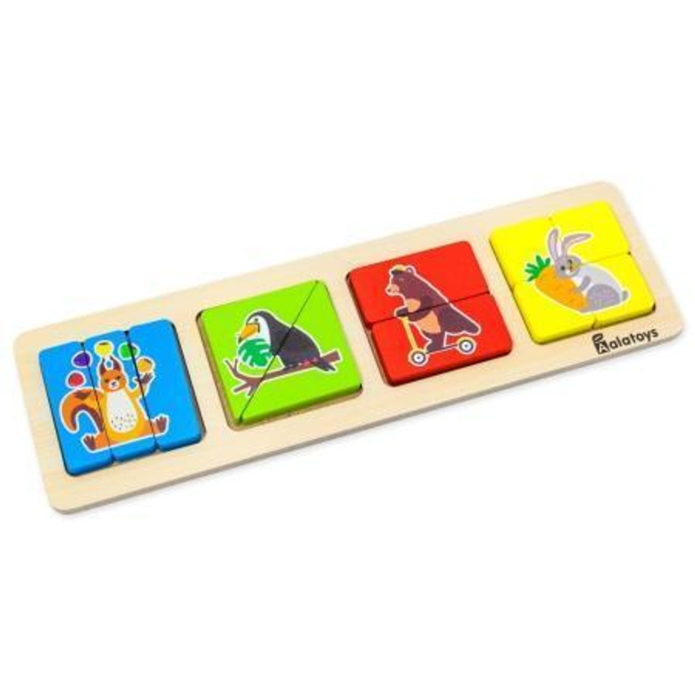 Сортер деревянный "Животные" (Алатойс)
