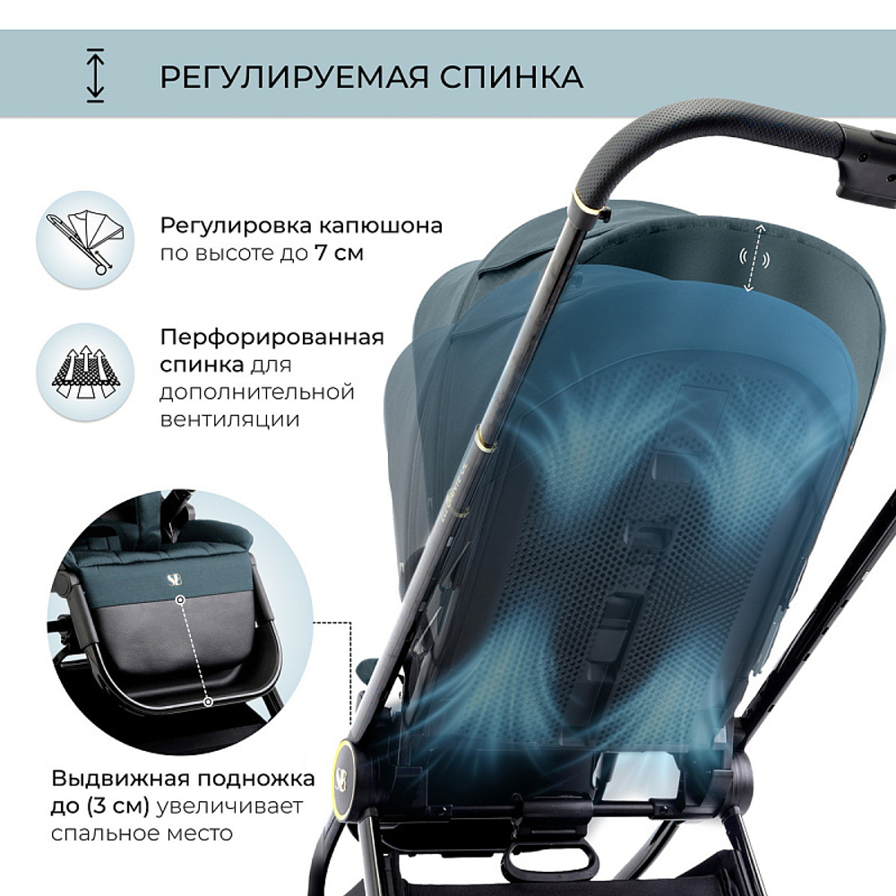 Детская коляска Sweet Baby Elegante 2 в 1 GL Blue
