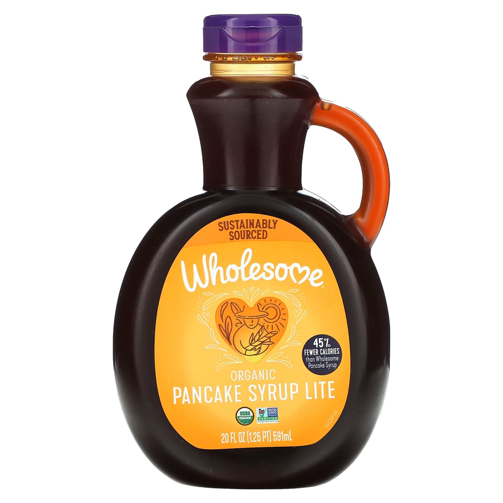 Wholesome Sweeteners, Органический сироп для блинов, лайт, 591 мл (20 жидк. унц.)