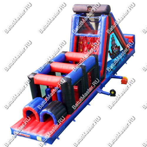 Коммерческая надувная полоса препятствий "Морская стихия"
