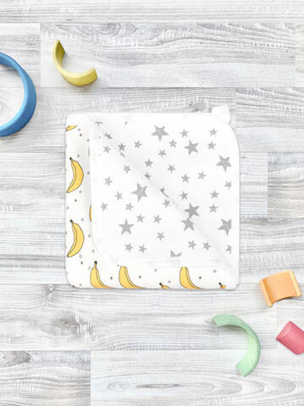 Двусторонний плед Mjölk Бананы