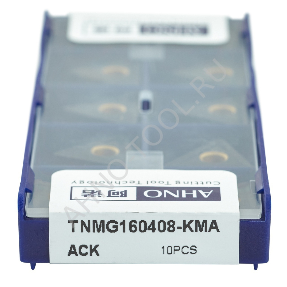 Пластина твердосплавная ISO TNMG160408-KMA ACK20E AHNO по чугуну, получистовая