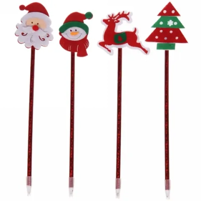 Ручка шариковая «Новогодние приключения», 4 дизайна, 24,5 см