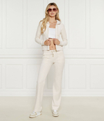 Спортивные штаны Del Ray Classic Velour Pant Pocket Design GOLD HW Juicy Couture - бежевый(JCAP180G)