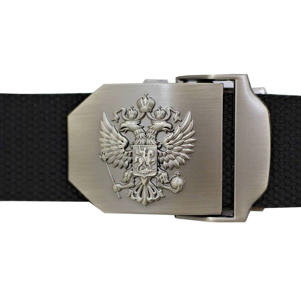 Ремень брючный Герб России (black)