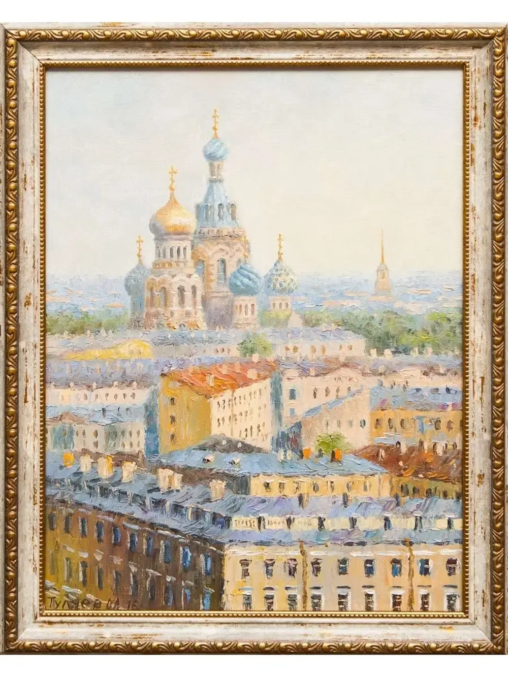 Картина маслом Вид на Спас Туляев