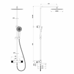 Душевая система Oliveeka Y OL-739902-CR хром