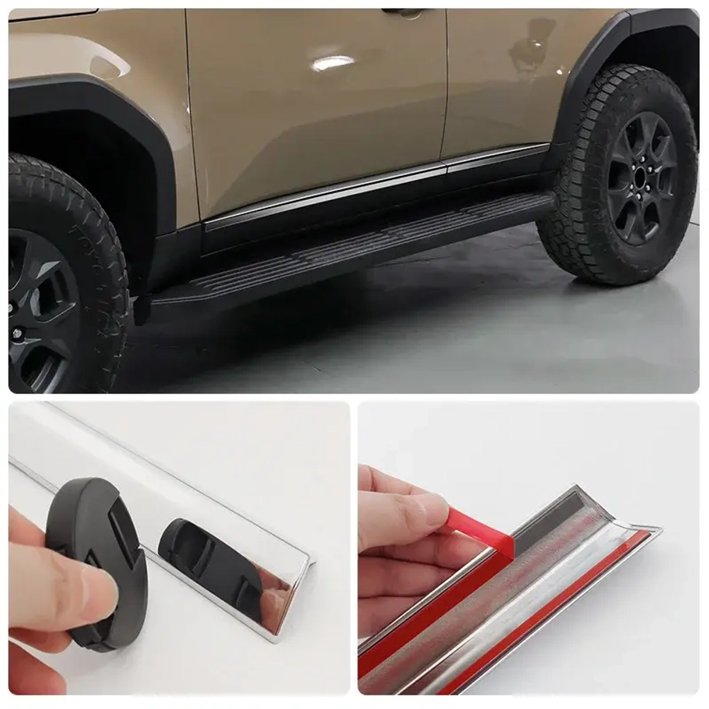 Боковые молдинги дверей на Lexus GX 550 GX550 2024 Лексус