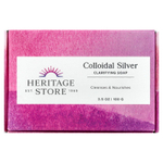 Heritage Store, очищающее кусковое мыло с коллоидным серебром, 100 г (3,5 унции)