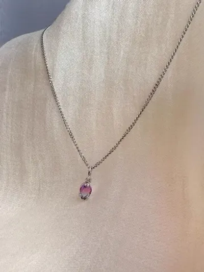 Серебряное колье с Турмалином