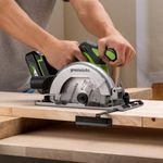 Циркулярная пила аккумуляторная Greenworks Арт. 1501607, 24 V, бесщеточная, 57 мм, без АКБ и ЗУ