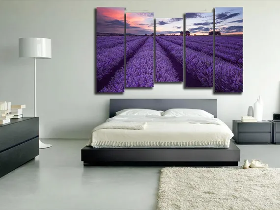 Модульная картина "Лаванда Прованса"