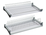 Посудосушитель 2-х уровневый Хром