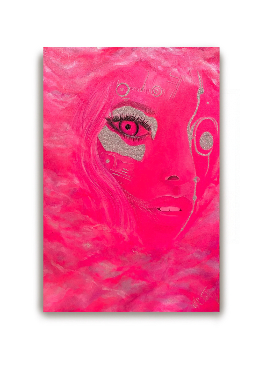 Девушка из облачного киберпанка