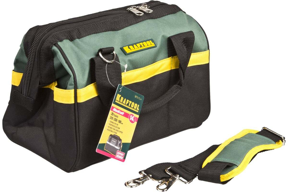 KRAFTOOL  MaxKraft 20 карманов, 12", сумка для инструментов (38712-12)