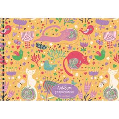 Rəsm albomu \ Альбом для рисования Кошачьи игры 20 листов