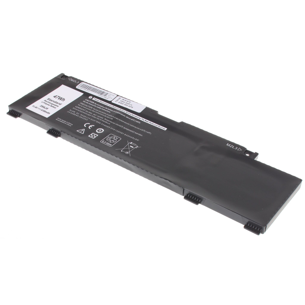 Аккумулятор iBatt 4100mAh для ноутбуков Dell Inspiron 14-5490 (266J9)