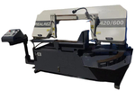 Станок ленточнопильный полуавтоматический REALREZ 420/600