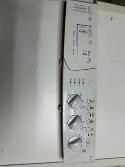 133 Комплект модуль силовой+индикация Indesit 21501022902 б/у для стиральной машины