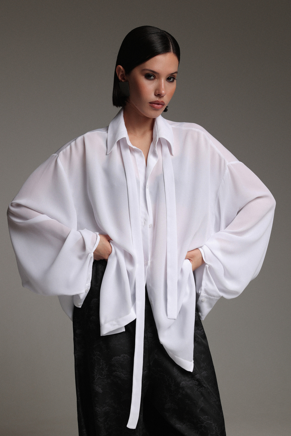 Рубашка из шифона