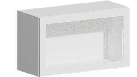 Кухня Модуль ШВГС 809 Вотан / Белый Софт