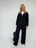 Костюм пушистик черный 8