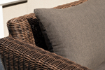 "Капучино Сингл" лаунж-зона из искусственного ротанга, цвет коричневый