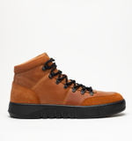 Ботинки мужские натуральная кожа с байкой, рыжие