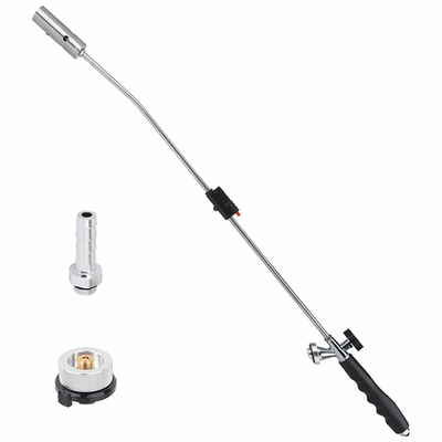 Горелка газовая кровельная ECOS TQ-8080 с длинной конструкцией, 3 типа соединения