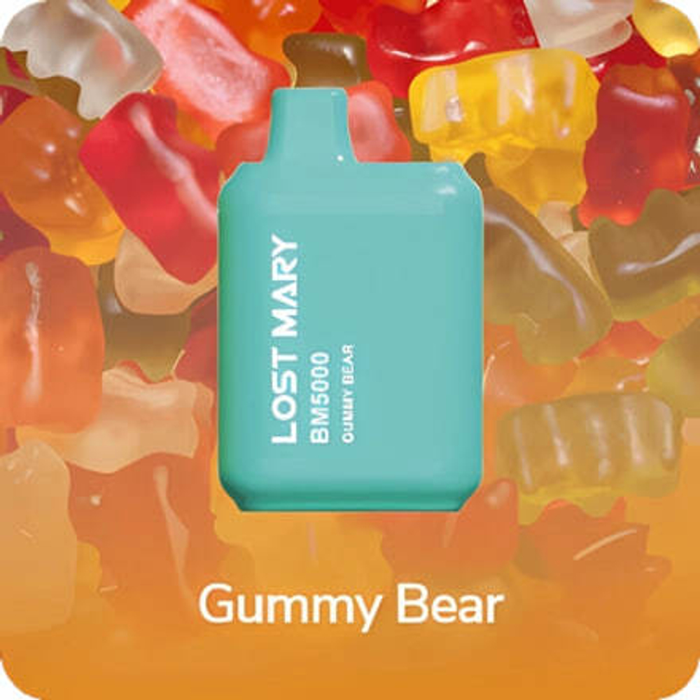 Lost mary BM5000 - Gummy Bear (5% nic)