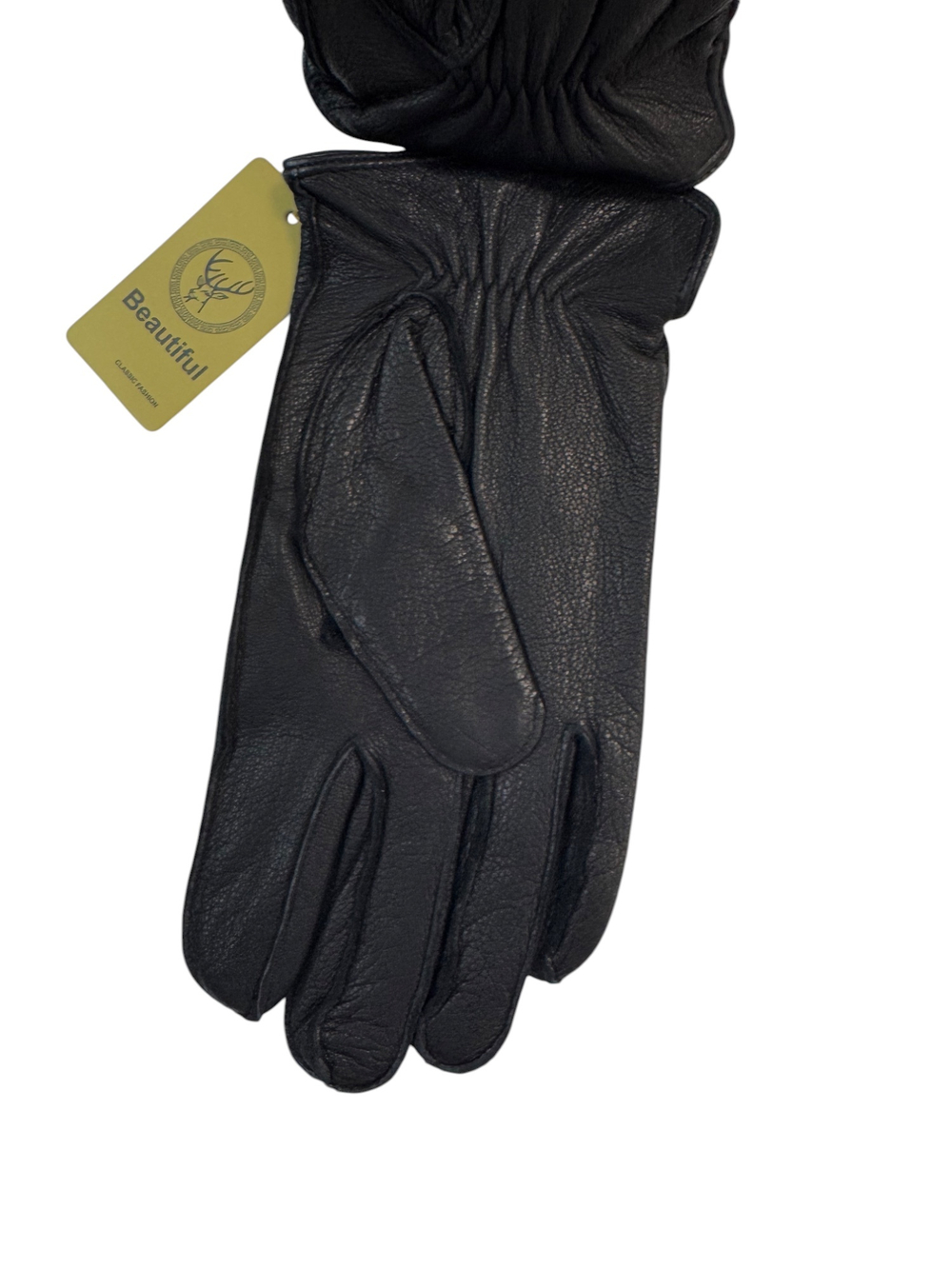 Перчатки. Мужские. Материал верха: Кожа оленя. Подклад: Шерсть-трикотаж. 5 шт в упаковке.