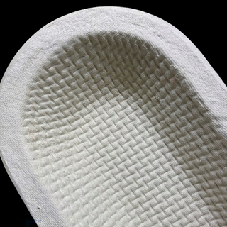 Овальная корзинка из целлюлозы до 1000 гр (рис.вафельн)