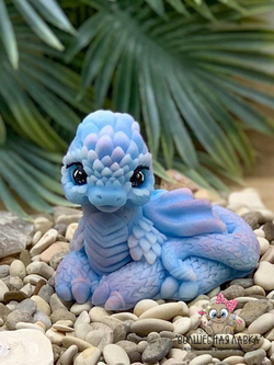 Силиконовая форма Дракончик чешуйка