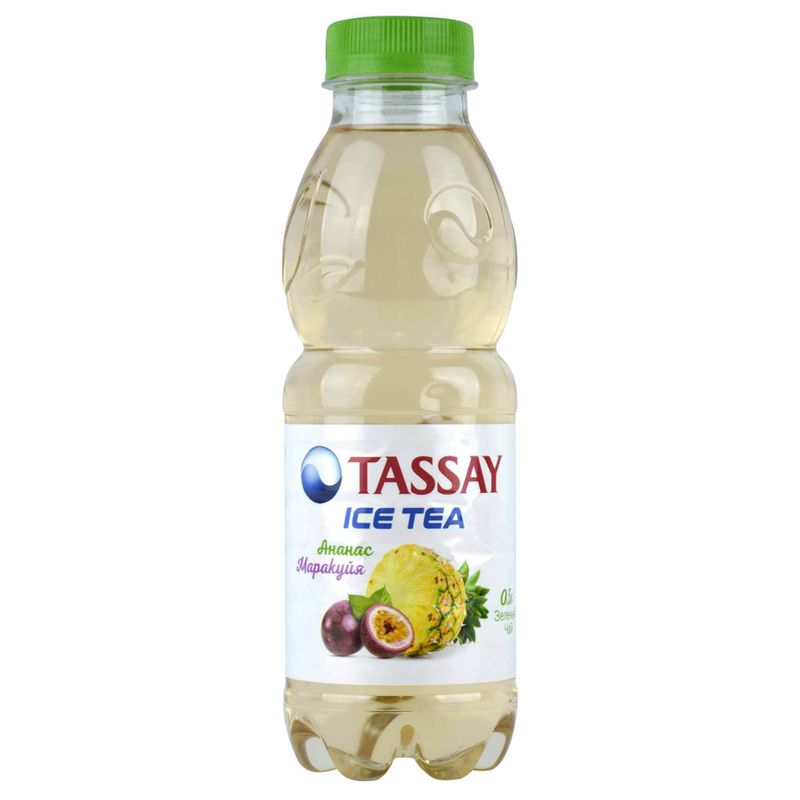 Чай TASSAY ICE TEA зеленый Ананас и Маракуйя 0,5 л/бут 12 бут/кор