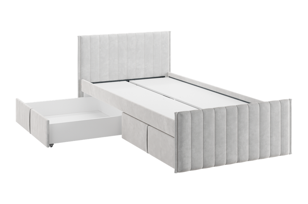 Кровать с ящиком Твикс 900*2000 (велюр) МФ Мебельсон, г. Ижевск