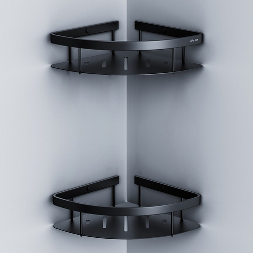 Полка корзина AM.PM Sense L A7454222 угловая Черная матовая