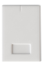 Вкладыш 05/наклонный/для серег/2 прорези посередине/окошко для бирки/прорезь для нитки