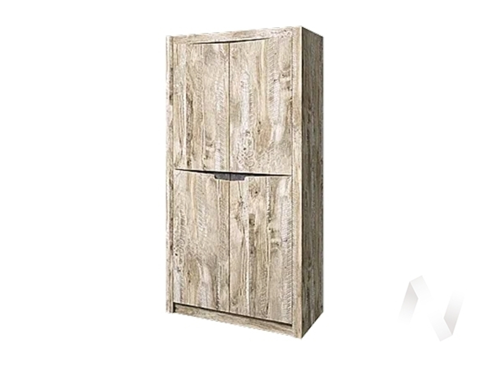 Шкаф 2-х Cпальня Ривьера (дуб юкон/дуб юкон; бетон темный)