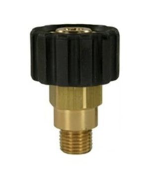 Переходник M22x1,5гайка - 3/8внеш, 400bar, латунь