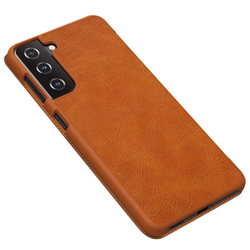 Кожаный чехол-книжка Nillkin Leather Qin для Samsung Galaxy S21