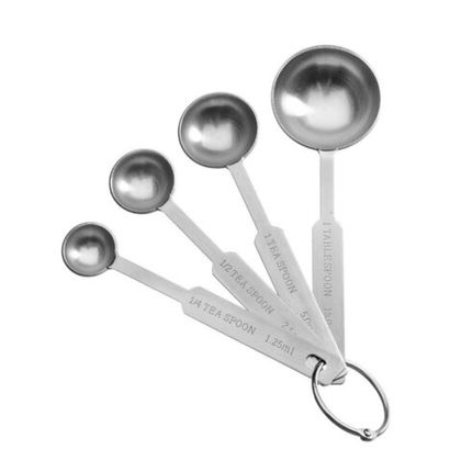 Мерные ложечки, нержавейка, комплект 4 шт