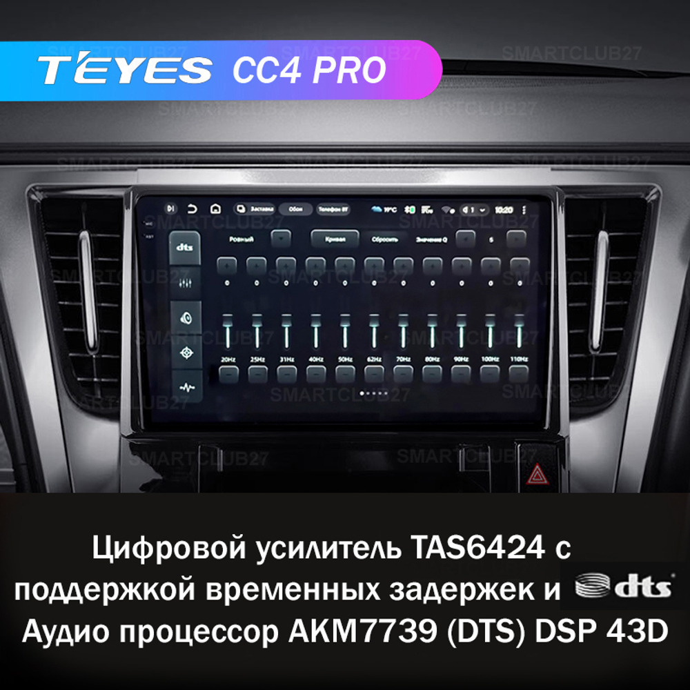 Teyes CC4 Pro 10.2" для Toyota Alphard 2015-2020