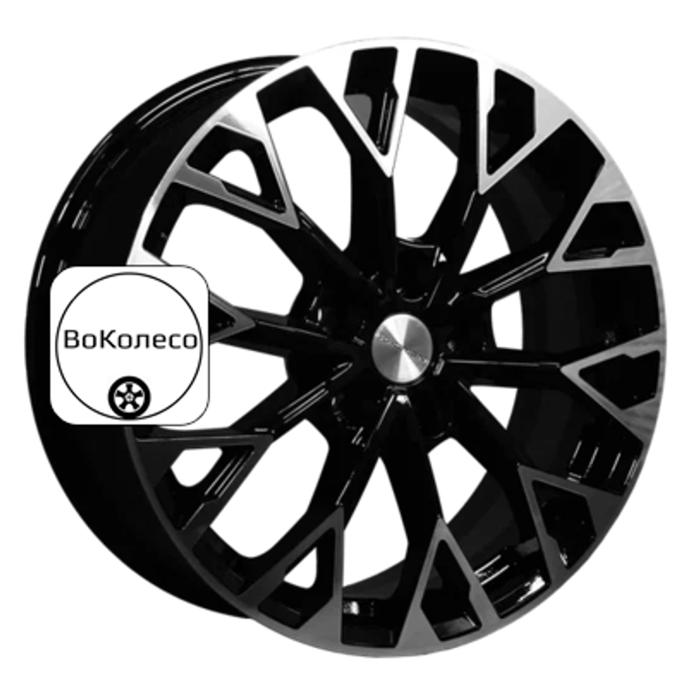 7x17/5x110 ET46 D63,3 KHW1718 (Changan CS35/CS35 Plus) Black-FP Khomen Wheels